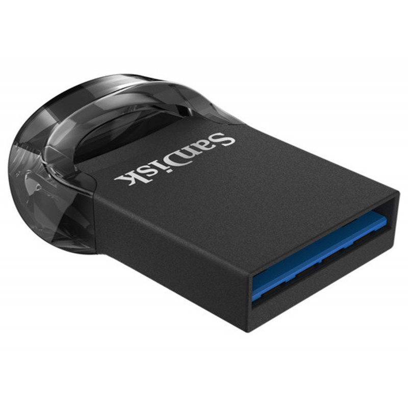 SanDisk Clé USB 3.1 Gen1 Ultra Fit 64Go 130MB/s Noir