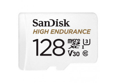 SanDisk Carte SDXC High Endurance Monitoring 128Go &Ad UHS-3 Cl.10 10