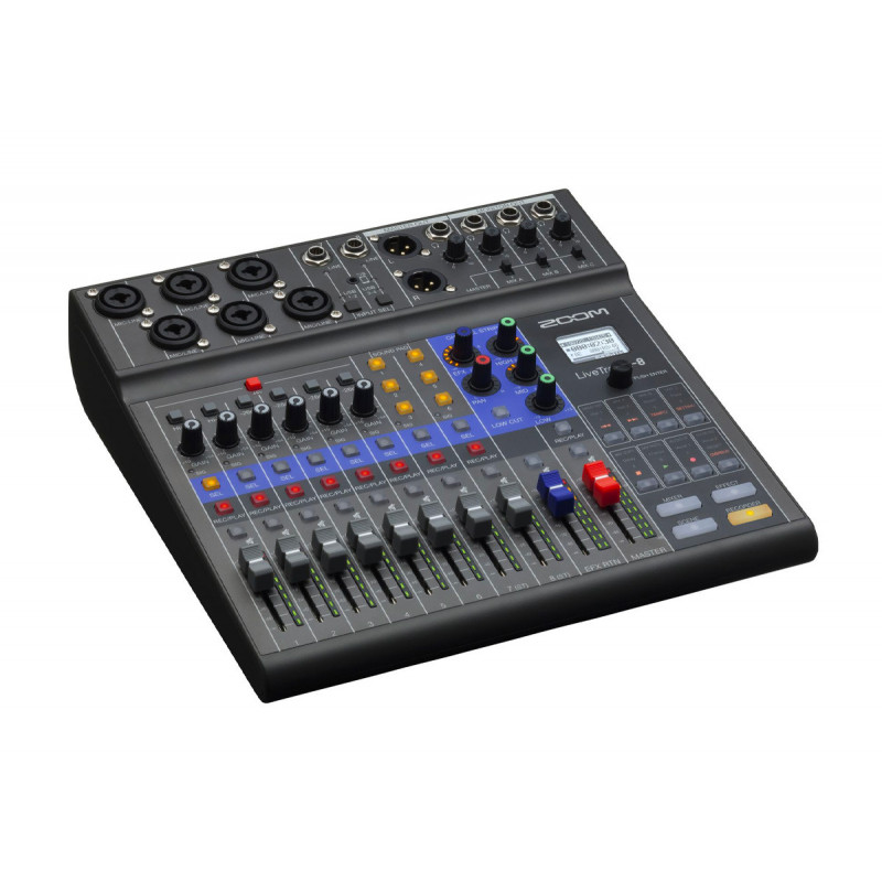 Zoom LiveTral L-8 - Console mixage 8 voies - 4 mixages