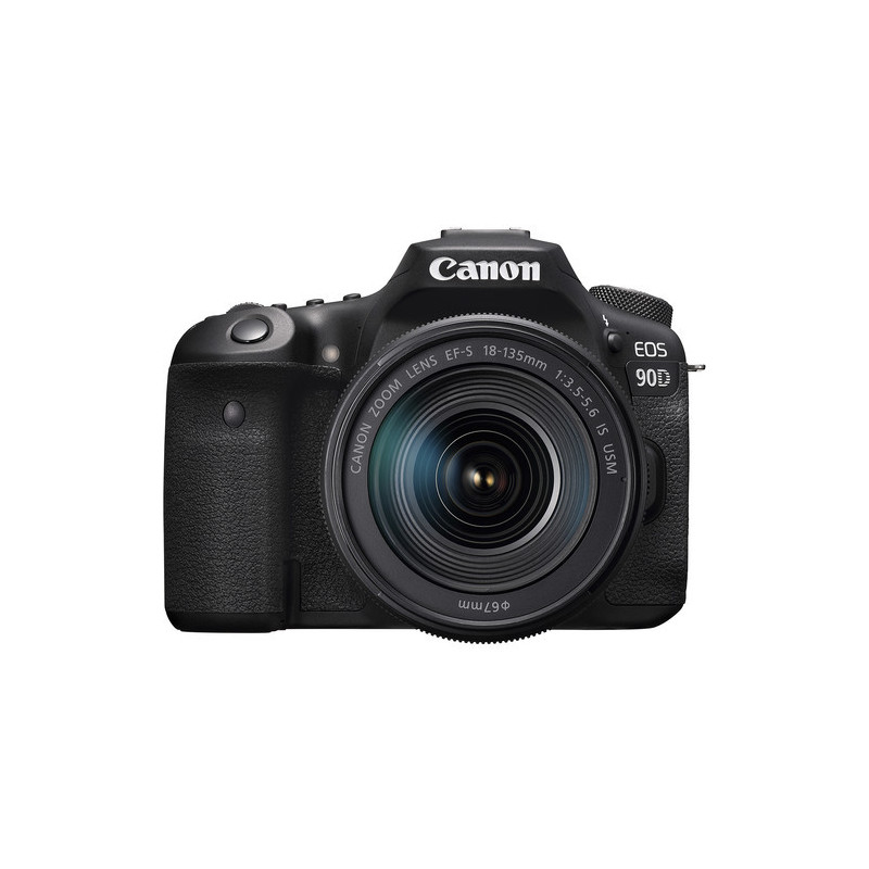 Canon - Appareil Photo Reflex EOS 90D avec Objectif 18-135 IS USM