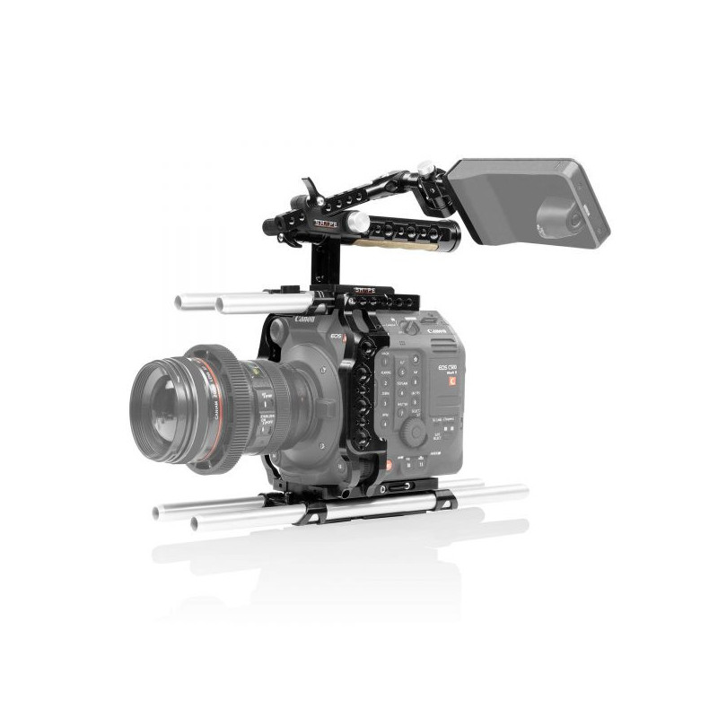 Shape C52EVFC Cage et Poignée avec EVF Mount pour Canon C500 MII