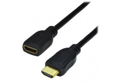 Rallonge HDMI haute vitesse 3D avec Ethernet mâle / femelle - 2m 