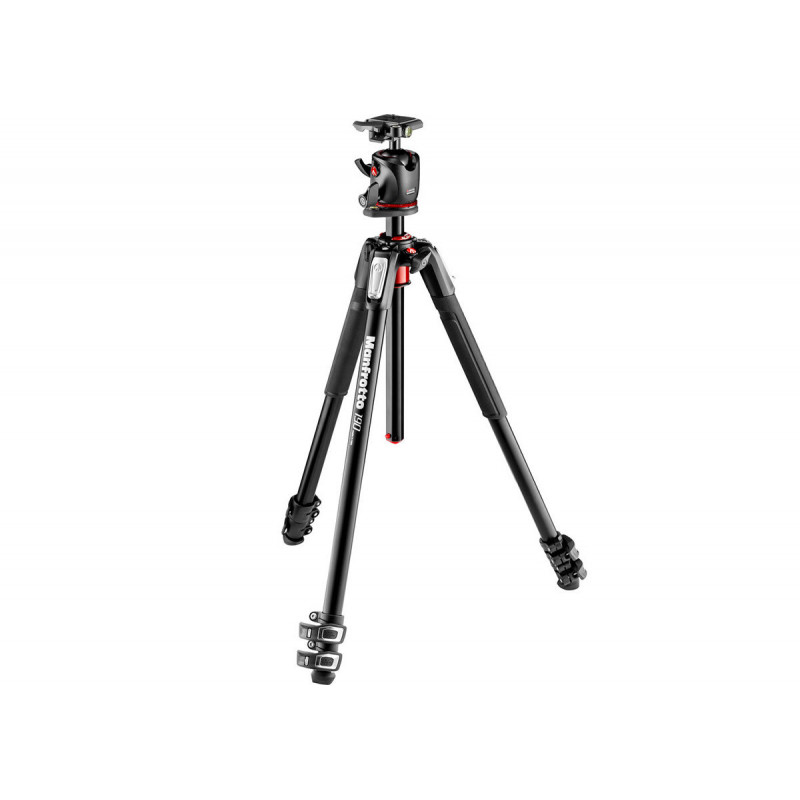 Manfrotto MK190XPRO3-BHQ2 190, Kit Trépied alu - XPRO Rotule Ball