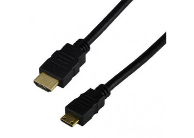 Câble adaptateur haute vitesse Mini-HDMI vers HDMI, pour 4K, 3D & Full HD,  2 m, Câbles HDMI