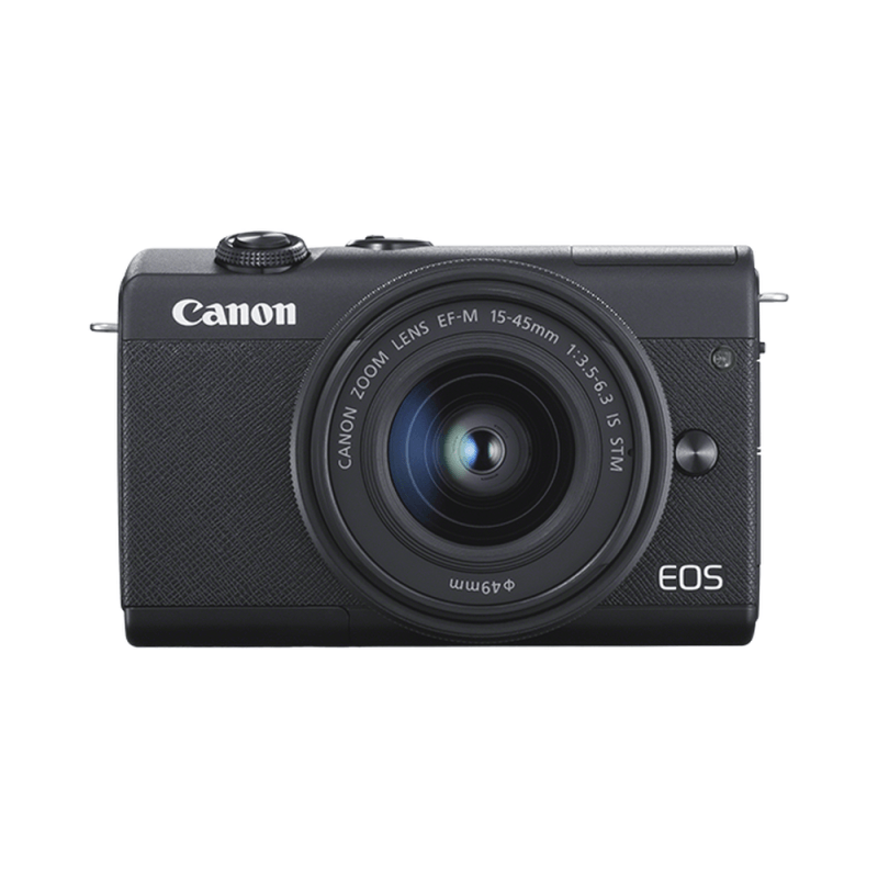 Canon EOS M200 Hybride 24.1MP Noir + Objectif EF-M 15-45mm