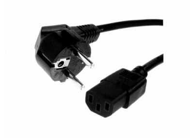 Cordon alimentation 2P+T/IEC noir MF 10m