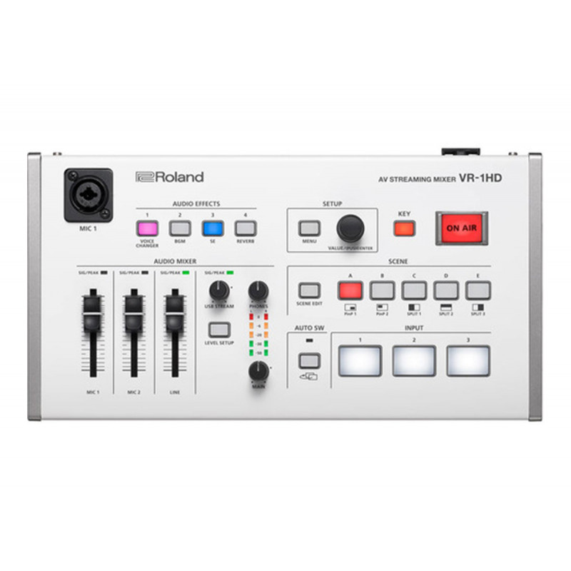 Roland VR-1HD Melangeur AV: HD-HDMI 3 canaux-Sortie AV USB3 Streaming