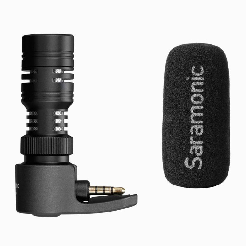 Saramonic SmartMic+ Microphone directionnel cardioide compact