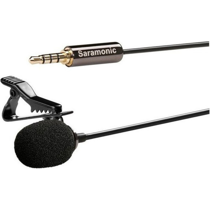Saramonic LMX1+ Microphone Lavalier pour appareils iOS et Android