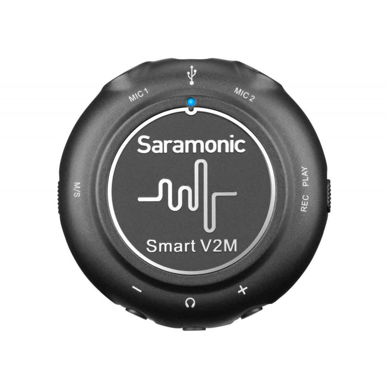 Saramonic Smart V2M Interface audio avec kit de 2 microphones lavalie