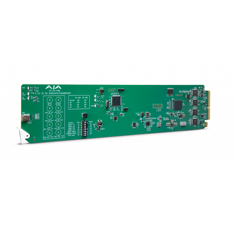 AJA OG-3G-AMD OpenGear Embedder/Disembedder 3G-SDI 8 canaux 24-bit