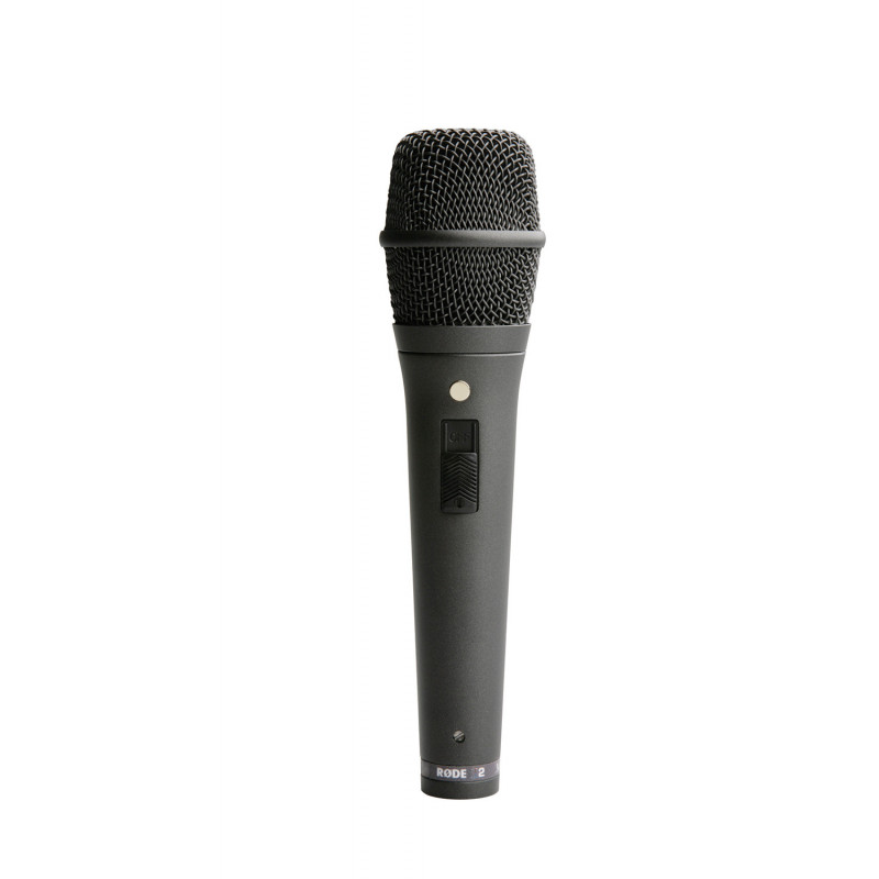 Rode M2 Microphone de scene avec switch, super-cardioide, pince