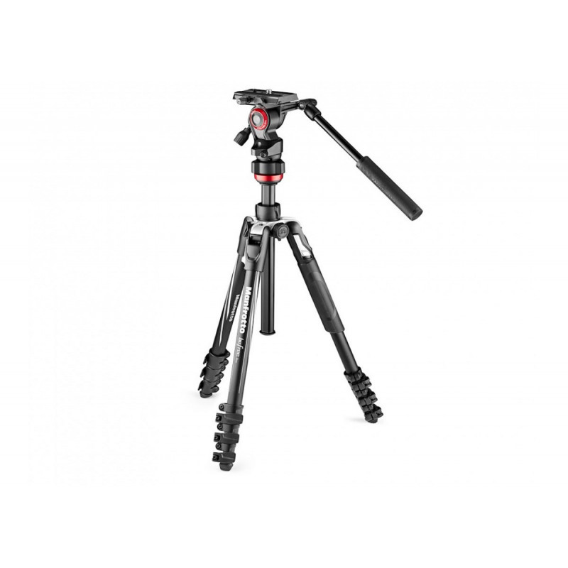 Manfrotto Befree Live Trépied vidéo de voyage en alu. jusqu'à 4Kg