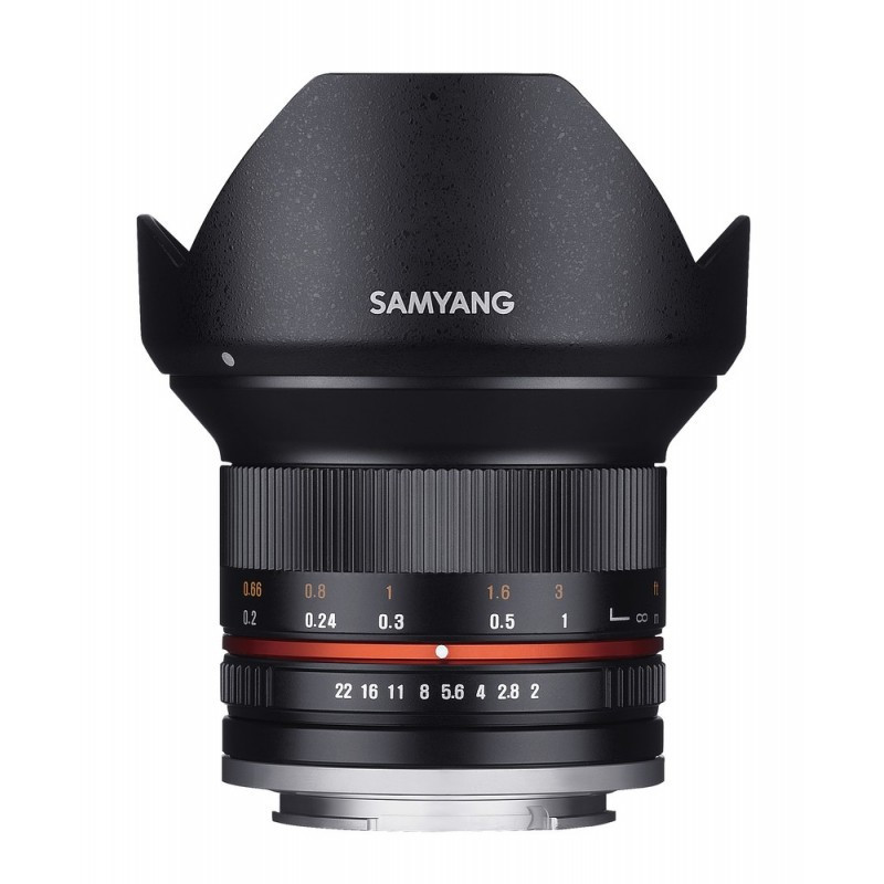 Samyang Objectif 12mm F2 NCS CS Fuji X Noir