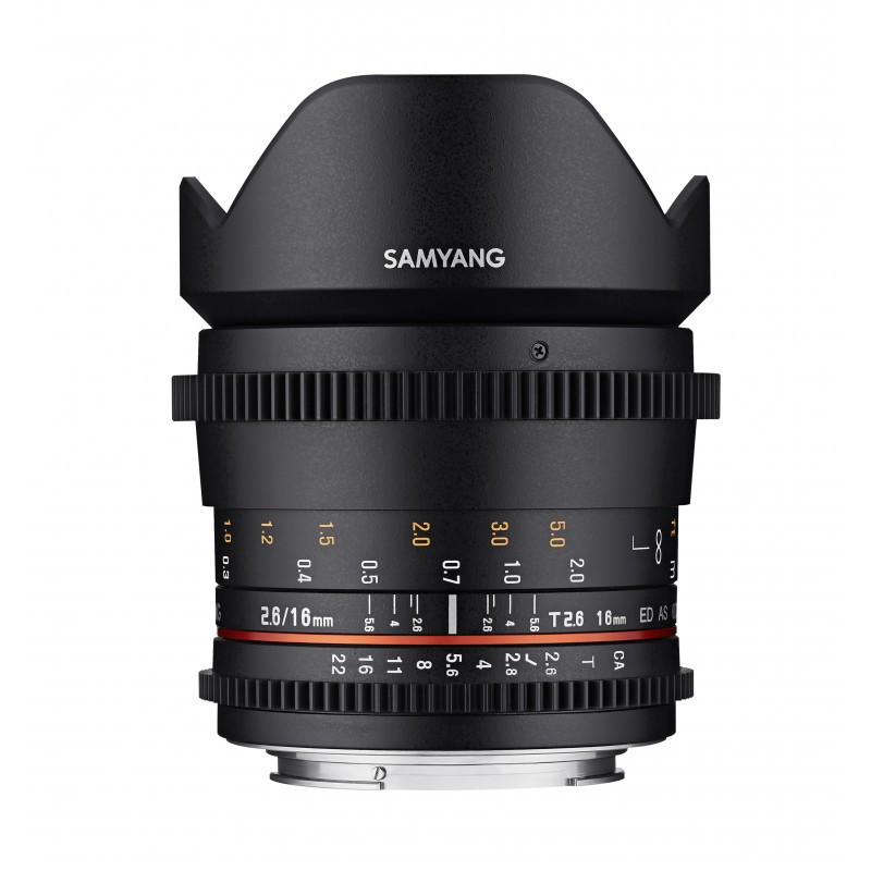Samyang Objectif 16mm T2.6 VDSLR Canon