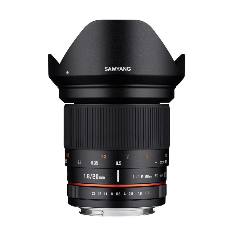 Samyang Objectif 20mm F1,8 ED AS UMC Canon