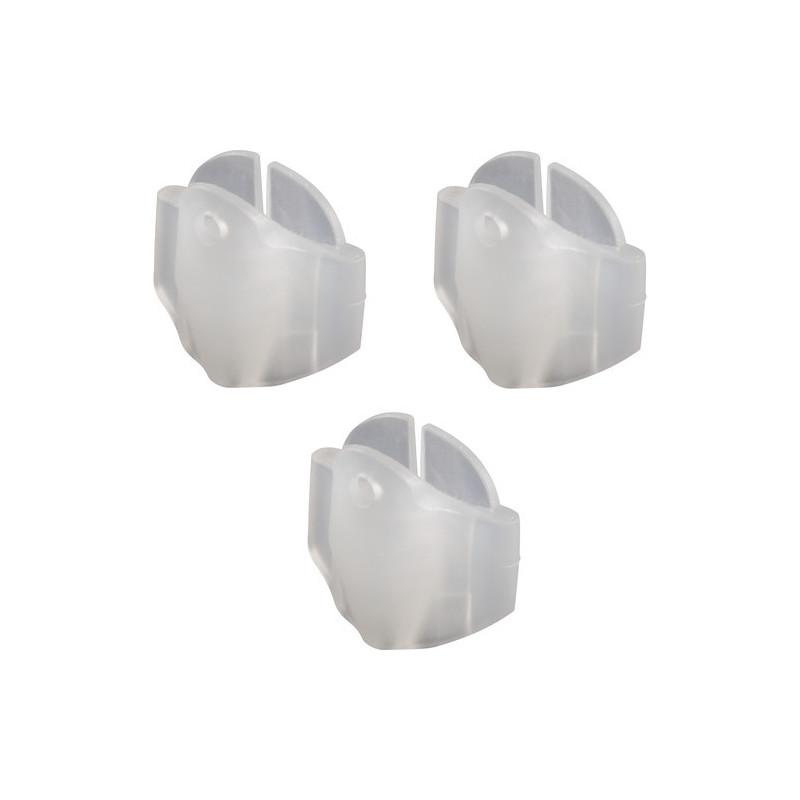 Shure Montage adhesif transparent 3 pcs + adhesif