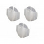 Shure Montage adhesif transparent 3 pcs + adhesif