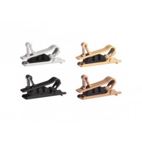 Shure Pince cravate simple - 1 piece de chaque couleur