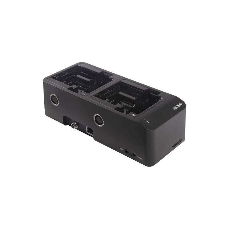 Shure SBC240-E Dock chargeur 2 baies ADX1/ADX2 + alim