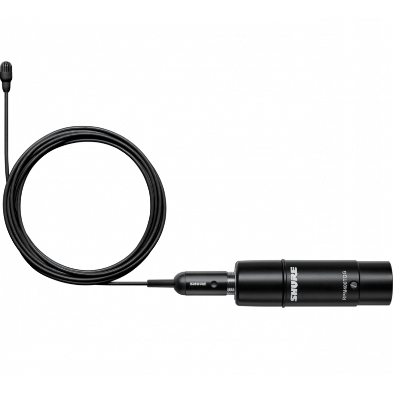 Shure TL47 Cravate Omni faible sensibilite XLR Noir +Acc