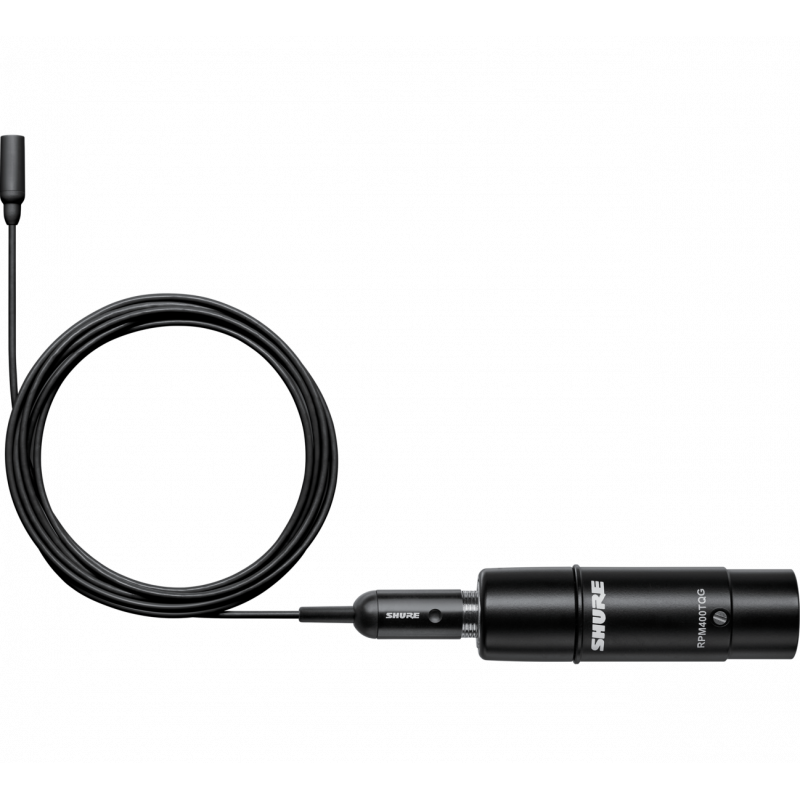 Shure TL48 Cravate Omni optimise XLR Noir + Acc