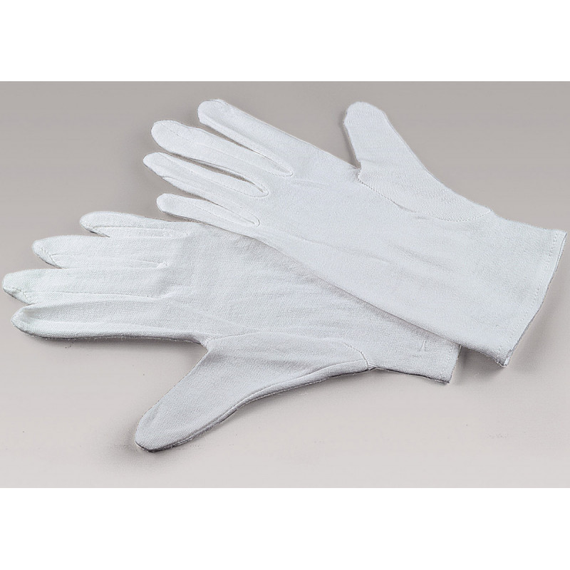 Kaiser Gants coton blanc, sachet de 10 paires, taille 12