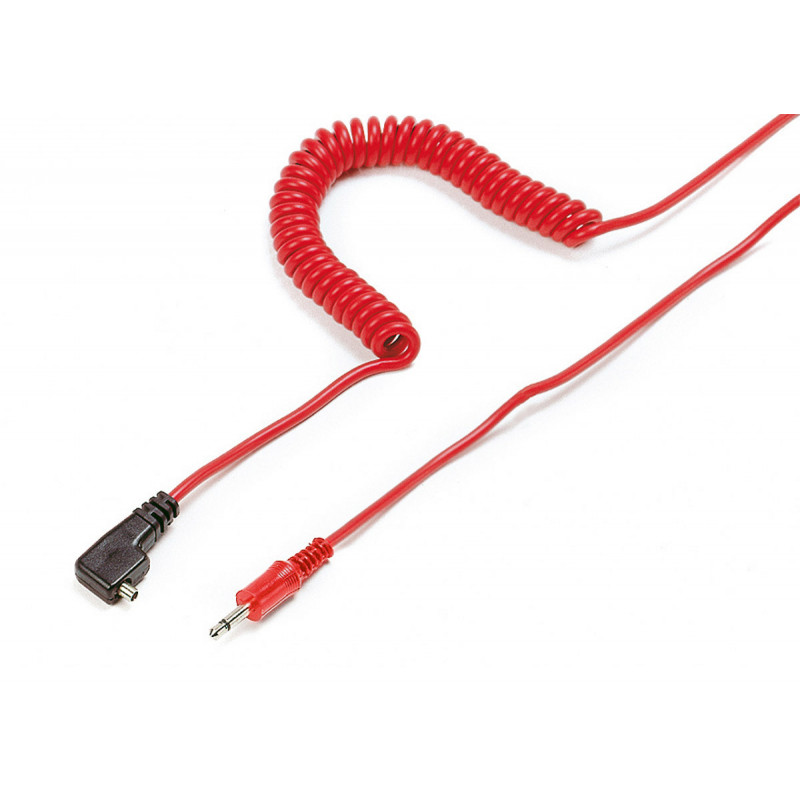 Kaiser Cable synchro flash 10 m, prise PC/Jack 3,5 mm, rouge