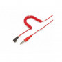 Kaiser Cable synchro flash 10 m, prise PC/Jack 6,35 mm, rouge