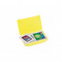 Kaiser Boite pour 2 cartes memoire SD / Compact Flash, jaune fluo