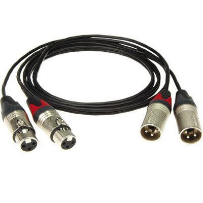 cable XLR 3 male vers XLR 3 Femelle 20m