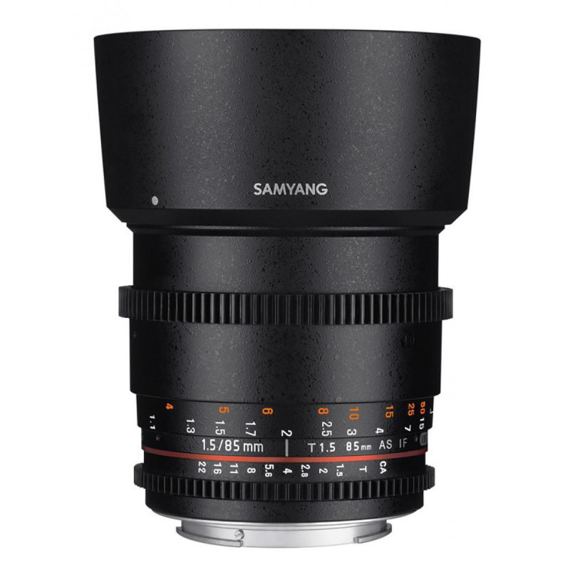 Samyang Objectif 85mm T1.5 VDSLR II Canon