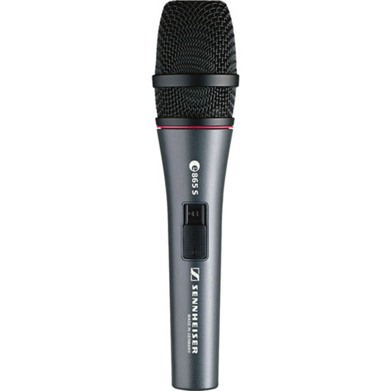 Sennheiser E 865 S Microphone de chant electrostatique supercardio.