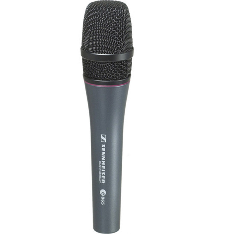 Sennheiser E 865 Microphone de chant electrostatique supercardioide