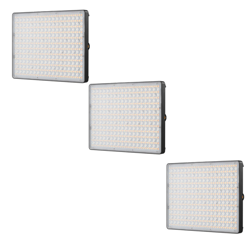 Amaran kit 3 projecteurs 60W RGBWW LED soft light panel (EU)