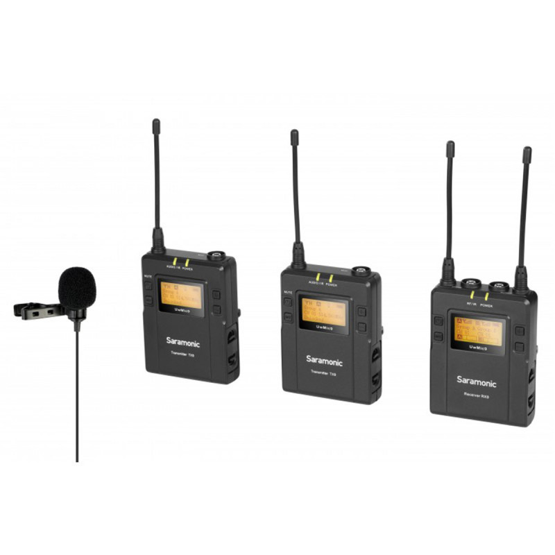 Saramonic Kit 2 Système de micro cravate (Lavalier) sans fil UHF 