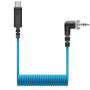 Sennheiser Cable spirale TRS 3,5 mm vers USB-C pour MKE 200, MKE 400