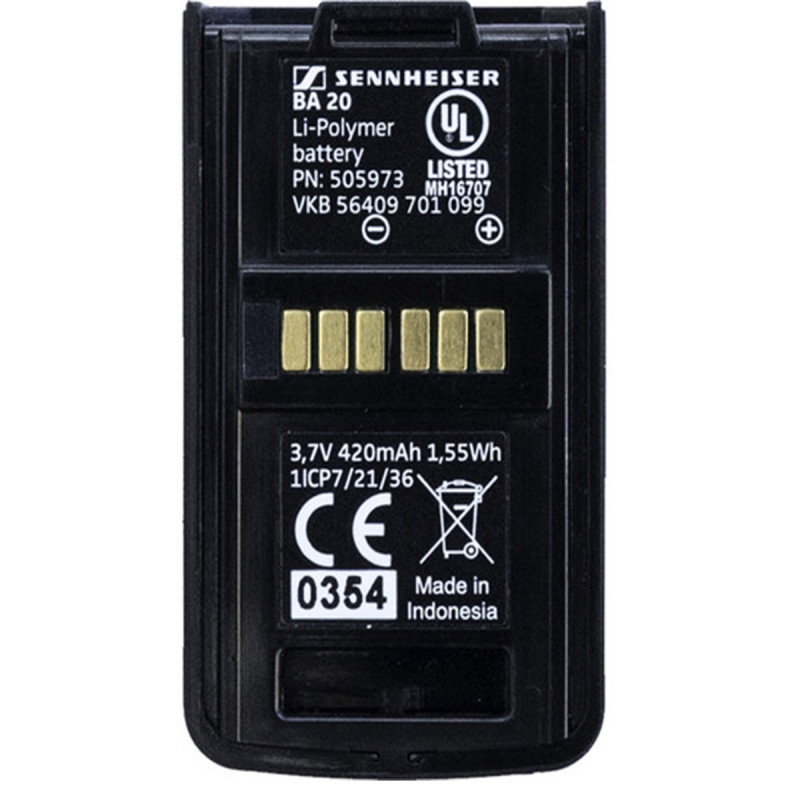 Sennheiser BA 20 Batterie pour récépteur EKP de camera AVX
