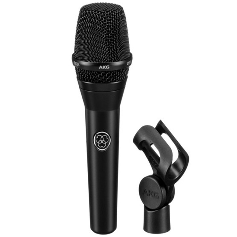 AKG Microphone noir de chant à condensateur cardioïde