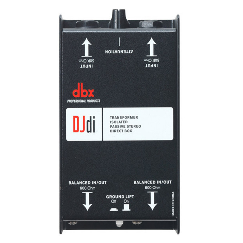 DBX Boîte de direct passive stéréo