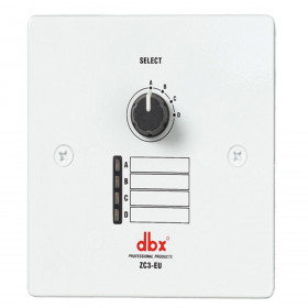 DBX ZC3EU - Platine contrôle murale volume + programme pour Zone Pro