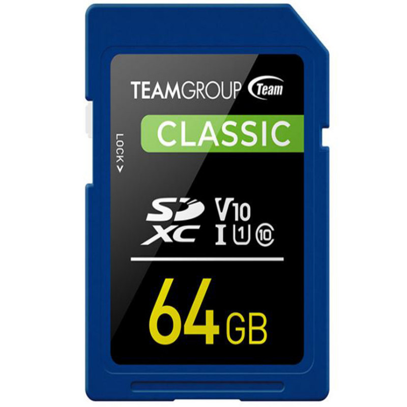 TeamGroup CLASSIC SDHC UHS-I V10 64GB(U1)