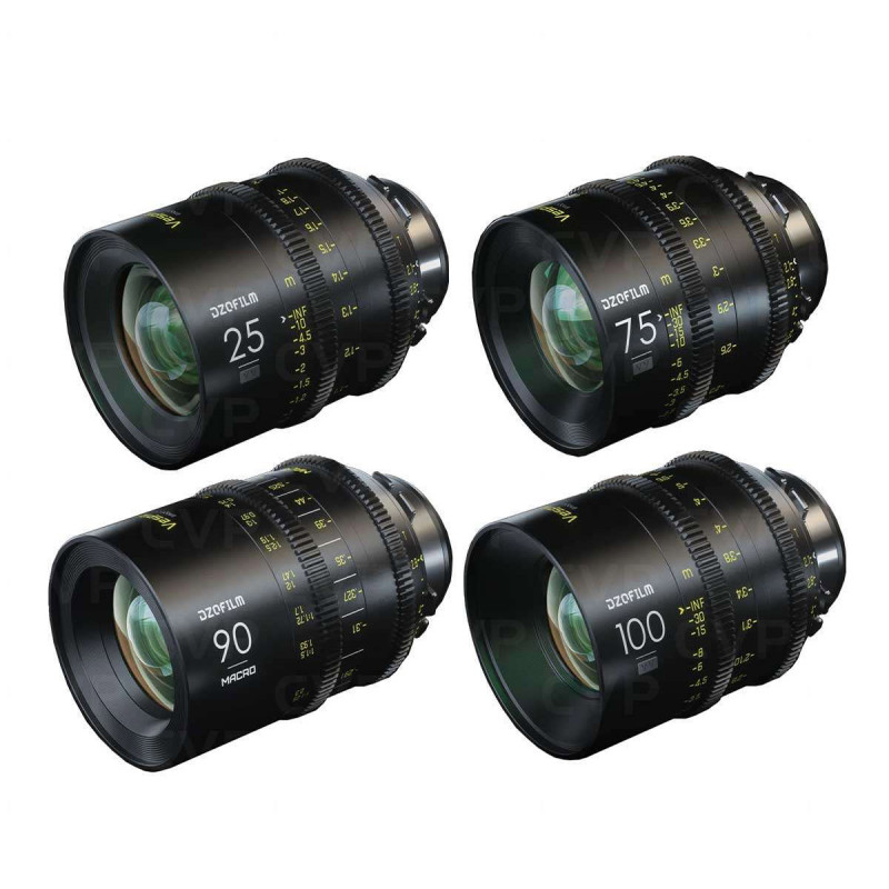 Dzofilm Vespid 4 lens-kit PL (25,75,100 T2.1+M 90mm T2.8) I