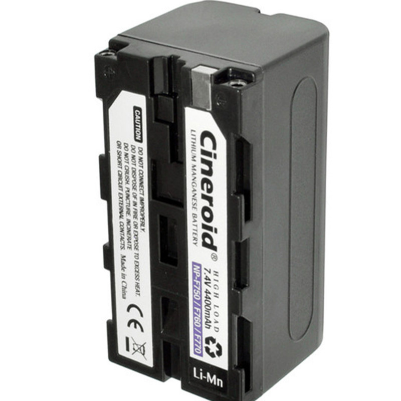 Cineroid GBT013 Batterie lithium-Manganese 4400mAh type NPF-750