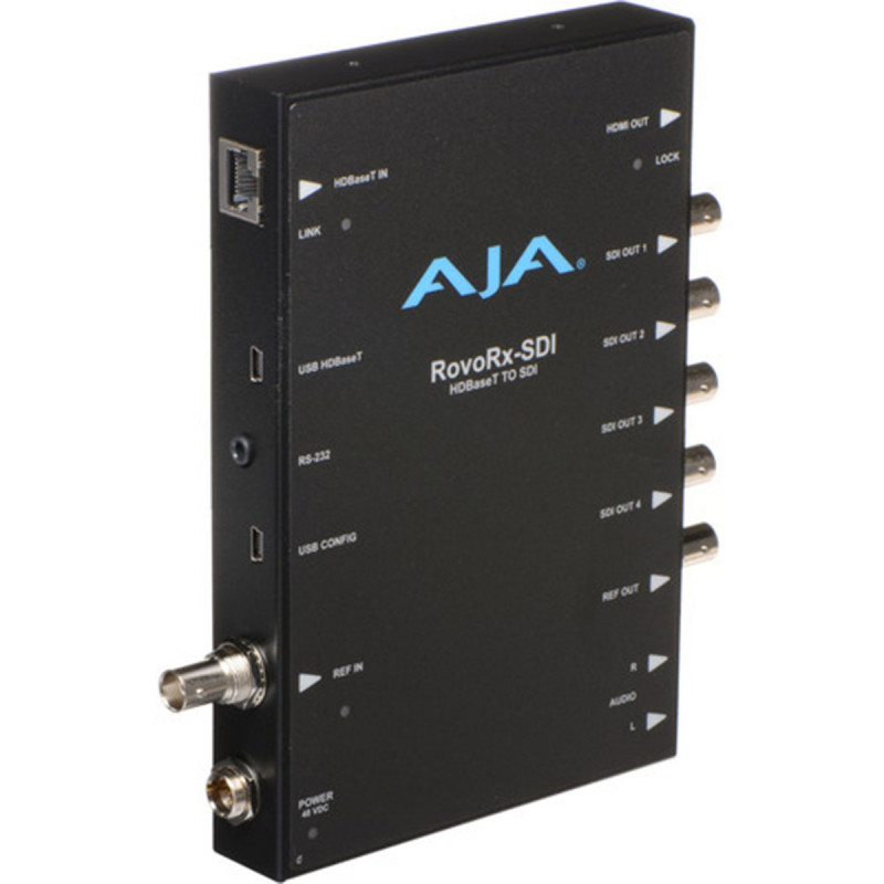 AJA ROVORX-SDI UltraHD/HD HDBaseT Recepteur vers 6G/3G-SDI et HDMI