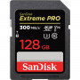 SanDisk Carte SDXC Extreme Pro 128Go Cl.U3 UHS-II 300MB/s