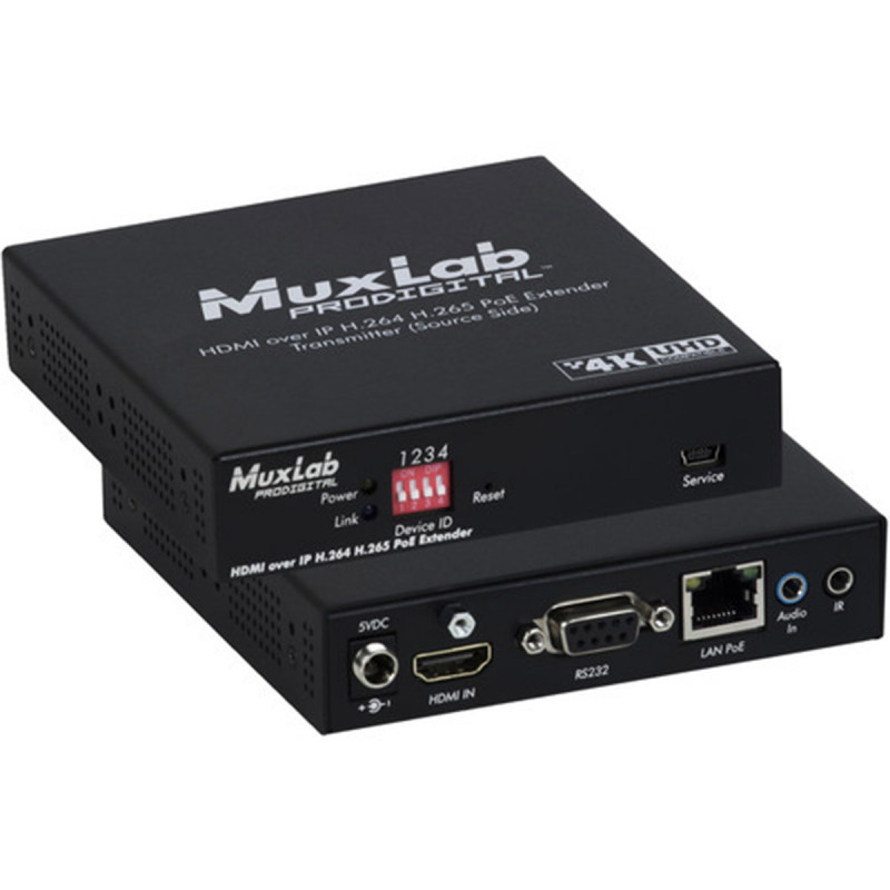 MuxLab 500763-TX HDMI over IP H.264/H.265 PoE