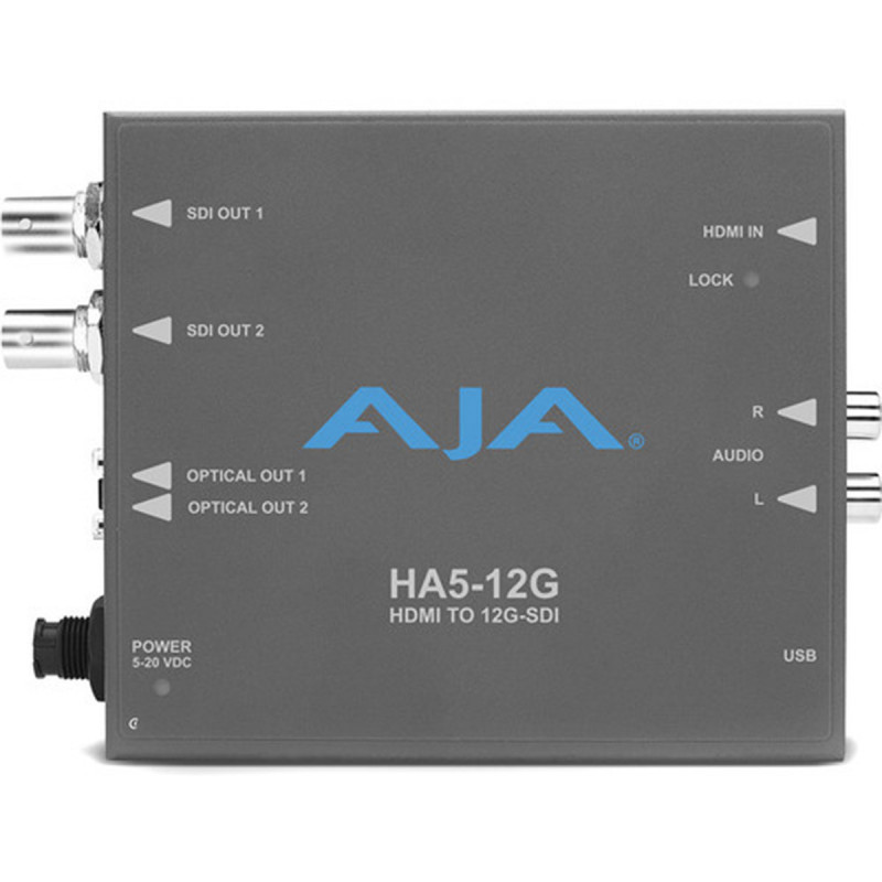 AJA HA5-12G Convertisseur HDMI 2.0 vers 12G-SDI
