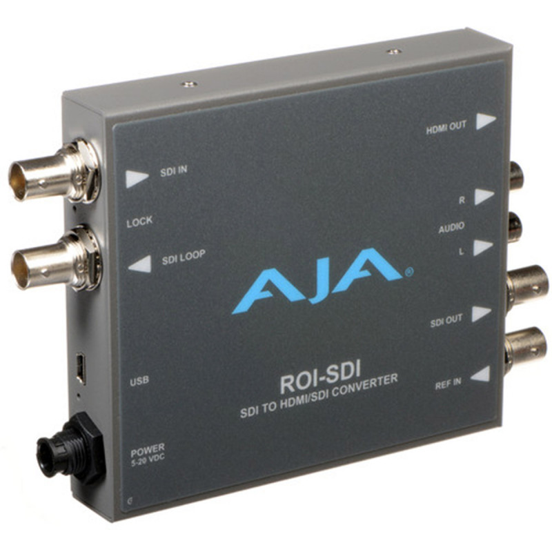 AJA ROI-SDI Convertisseur Scaler 3G-SDI vers 3G-SDI/HDMI avec ROI