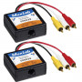 MuxLab Stereo Hi-Fi Video Balun, 2-Pack